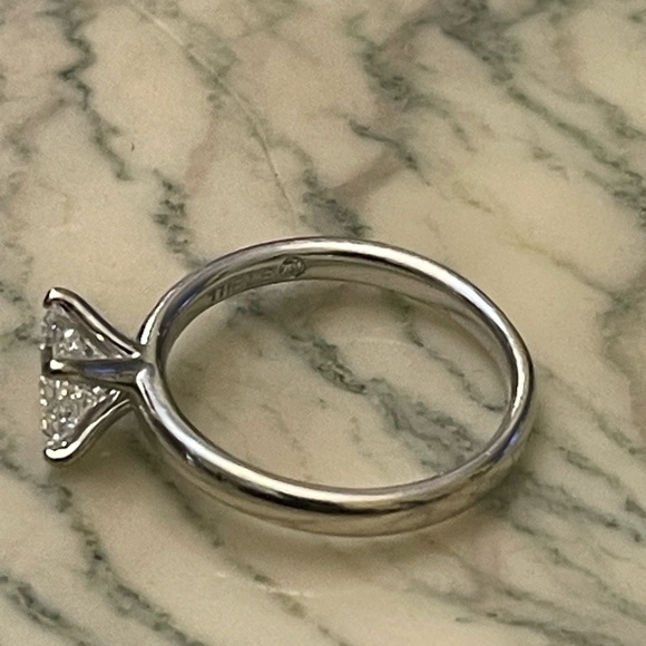 Leo Diamond Engaged Princess Solitaire Certified IGI 1ct D VS1 14k Lab Grown - Picture 5 of 12